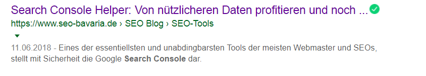 Search Console Helper Meta Description